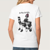T-shirt Pas de douleur. Pas de pouls (Dos)