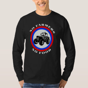 T-shirt Pas de fermiers néerlandais, pas de nourriture Dra