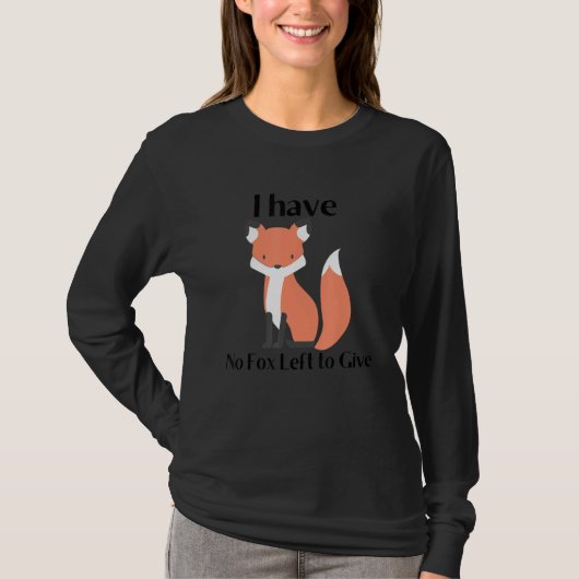 T-shirt Pas de Fox à donner (Devant)