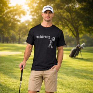 T-shirt Pas de golf aujourd'hui Funny Sad Stickman Golfeur