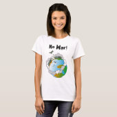 T-shirt Pas de guerre ! (Devant entier)