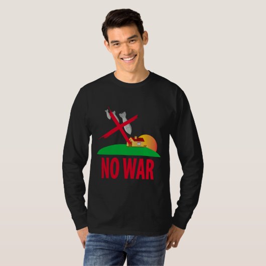 T-shirt Pas de guerre (Devant entier)