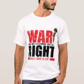 T-shirt Pas de guerre (Devant)