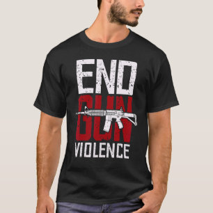 T-shirt Pas De Jour De Sensibilisation Aux Armes À Feu Ass