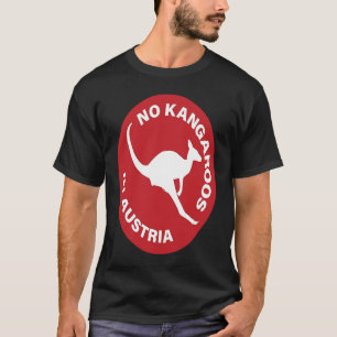 T-shirt Pas de kangourous en Autriche Drôle d'Australie