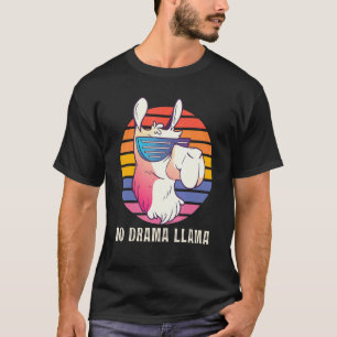 T-shirt Pas de lama drame Lama avec lunettes de soleil Alp