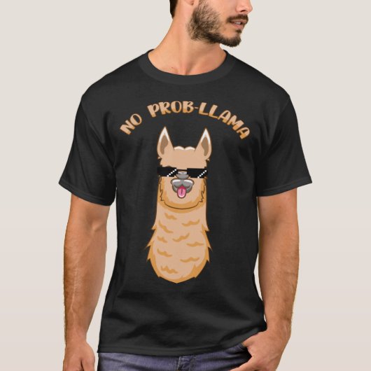 T-shirt Pas de lama pro cool animal (Devant)