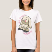 T-shirt Pas de lapin qui dort (Devant)