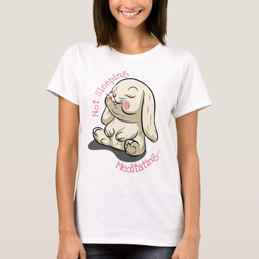 T-shirt Pas de lapin qui dort (Devant)