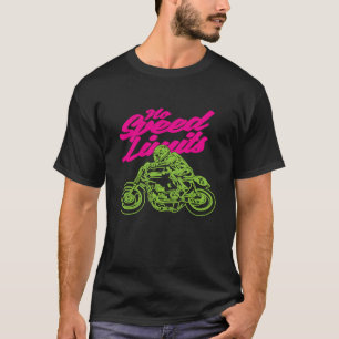 T-shirt Pas de limitation de vitesse Vintage Style Retro M