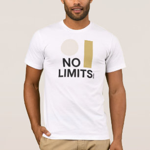 T-shirt Pas de limites - Gras minimaliste Sun & Bar Graphi