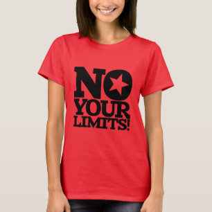 T-shirt Pas De Limites ! Texte noir