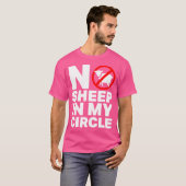T-shirt Pas De Mouton Dans Mon Cercle (Devant entier)