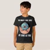 T-shirt Pas De Muff Trop Touff Nous Plongeons À Cinq Plong (Devant entier)