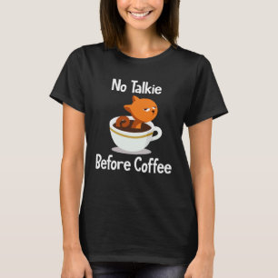 T-shirt Pas de parlotte avant le café Papa chat Maman chat