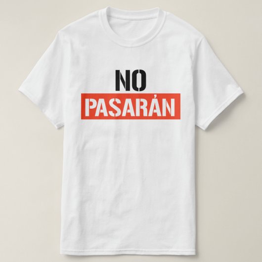 T-shirt Pas de Pasaran (Design devant)