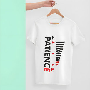 T-shirt "Pas de patience gauche" - Fun sur mesure