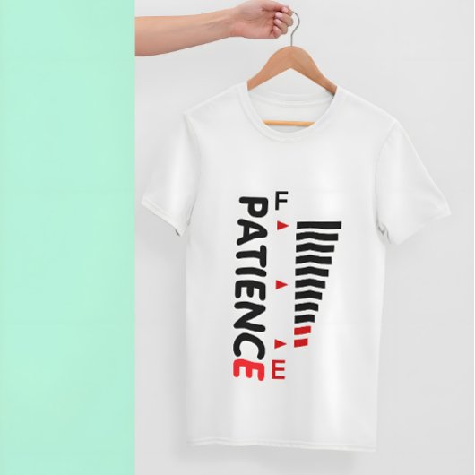 T-shirt "Pas de patience gauche" - Fun sur mesure