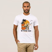T-shirt Pas De Pêche Aujourd'Hui Sad Stickman Amateurs De  (Devant entier)