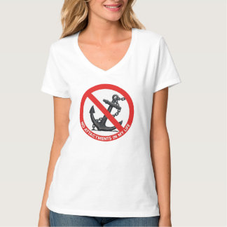 T-shirt Pas de pièces jointes dans ma vie
