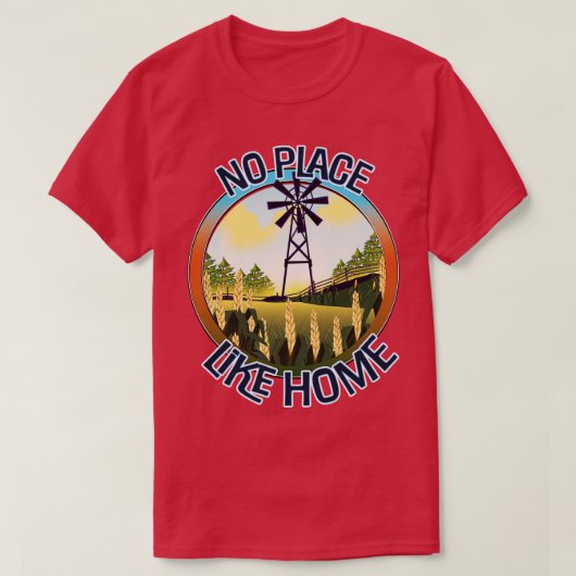 T-shirt Pas de place comme chez soi (Design devant)