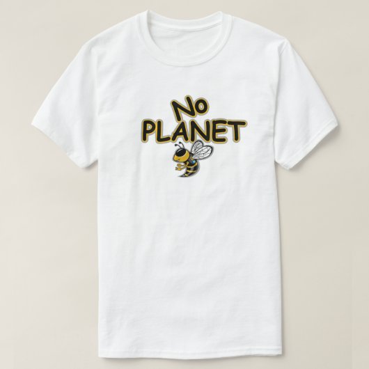 T-SHIRT PAS DE PLANÈTE ABEILLE (Design devant)