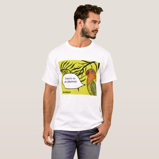 T-shirt Pas de playbook agile (Devant entier)