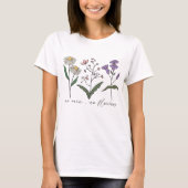 T-shirt Pas de pluie Pas de fleurs (Devant)