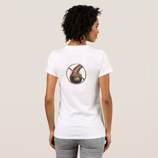 T-shirt Pas de Pot d'Or (Dos entier)