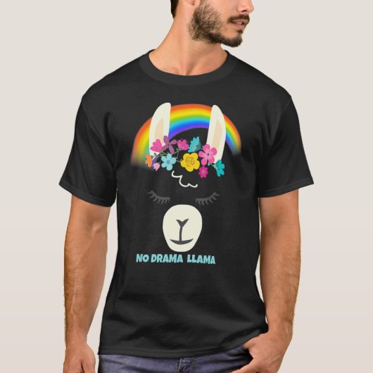 T-shirt Pas de Prob Llama Alpaca Pride Arc-en-ciel Lgbtq (Devant)