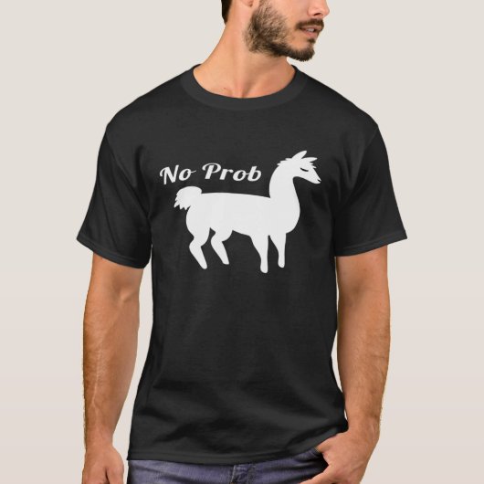 T-shirt Pas de problème de lama (Devant)