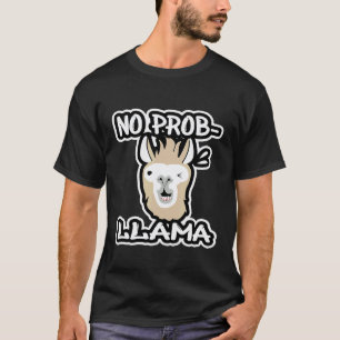T-shirt Pas de problème Lama Amoureux d'Alpaca