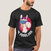 T-shirt Pas de problème Llama Alpaca Lama Pas de problème  (Devant)