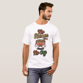 T-shirt Pas de Ramen Pas de cri (Devant entier)