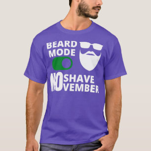 T-shirt Pas de rasage en mode barbe novembre sur 2