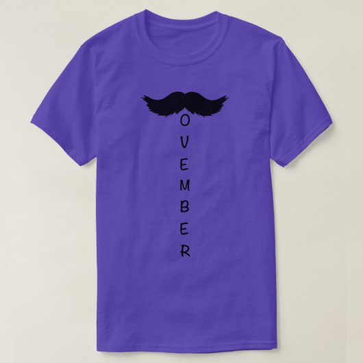 T-shirt Pas de rasage novembre (Design devant)