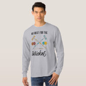 T-shirt Pas de repos pour le Wicket Funny Croquet Thème (Devant entier)