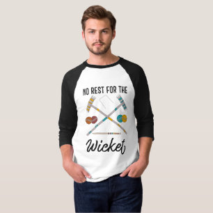 T-shirt Pas de repos pour le Wicket Funny Croquet Thème