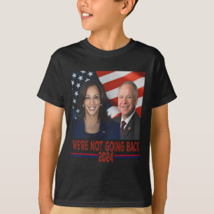 T-shirt Pas de retour Kamala Harris Tim Walz