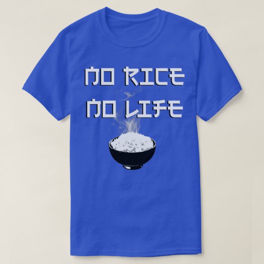 T-shirt Pas de riz, pas de vie (Design devant)
