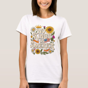 T-shirt Pas de roi en Amérique, pas de rois Protestation F