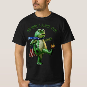 T-shirt Pas de rois depuis 1776 Portland Frog Grenouille