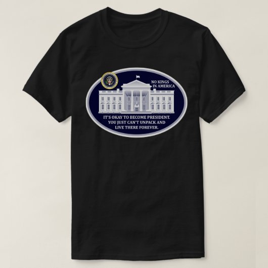 T-Shirt Pas de rois en Amérique (Design devant)