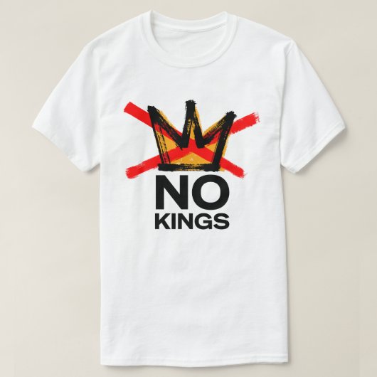 T-shirt Pas de rois en Amérique (Design devant)