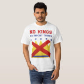 T-shirt Pas de rois protester résister (Devant entier)