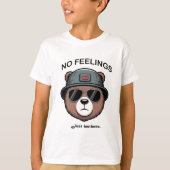 T-shirt Pas de sentiments, juste instincts - Graphique d'o (Devant)