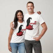 T-shirt Pas de sentiments Oiseau Coeur rouge (Unisexe)