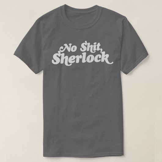 T-shirt Pas de Sherlock (Design devant)