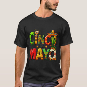 T-shirt Pas de sieste, faisons la fête Cinco De Mayo Fête