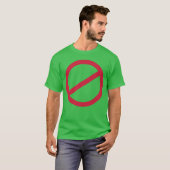 T-shirt Pas de signe drôle (Devant entier)